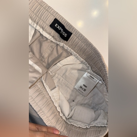 Express Men's Light Cream Chinos 34x32 - Picture 5 of 5
